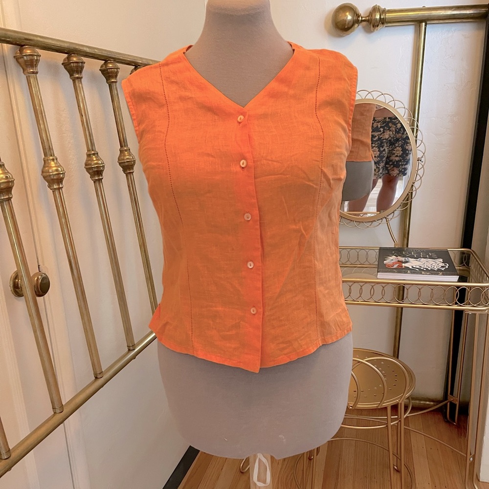 Rodier Paris Flax Linen Shirt